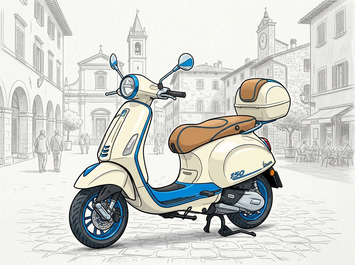 Modern Vespa Primavera szerviz
