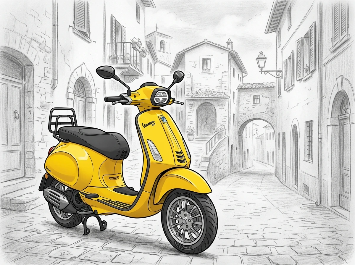 Modern Vespa Sprint szerviz